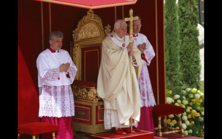 Asegutran que Benedicto XVI ''No interferirá de forma alguna''. NTX /