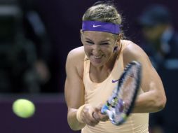 Victoria vence en dos sets a su rival y se perfila como favorita. AFP /