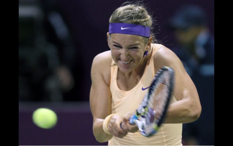 Victoria vence en dos sets a su rival y se perfila como favorita. AFP /