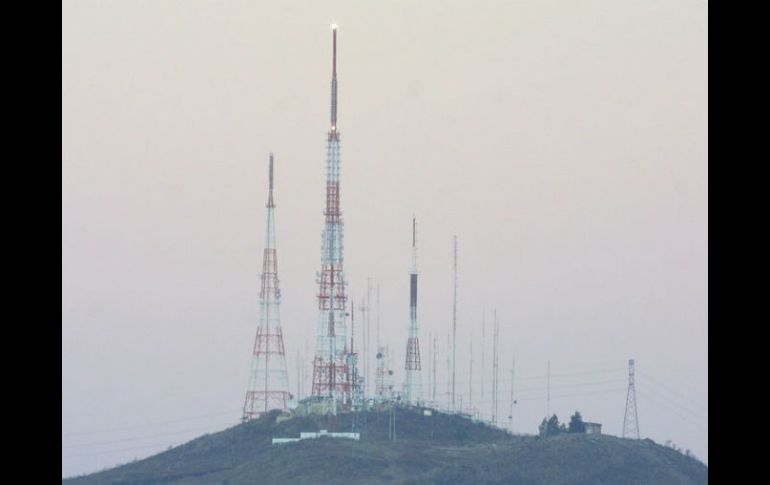 Imagen de antenas para telecomunicaciones. ARCHIVO /