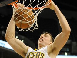 Hansbrough empata su mejor marca encestadora en lo que va de temporada. AP /