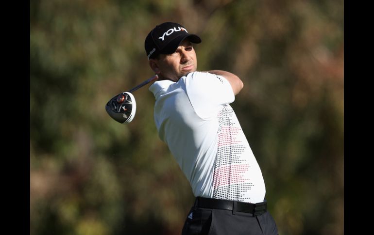 Sergio García muestra buen ritmo en su primer día de competencia en California. AFP /