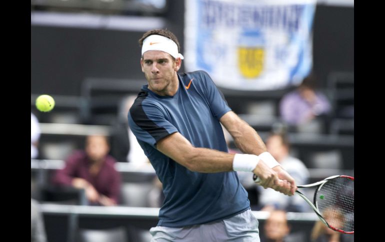 Martín del Potro aspira a conseguir el título 14 de su carrera. AFP /