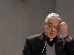 Federico Lombardi niega que haya complots en el Vaticano. AP /