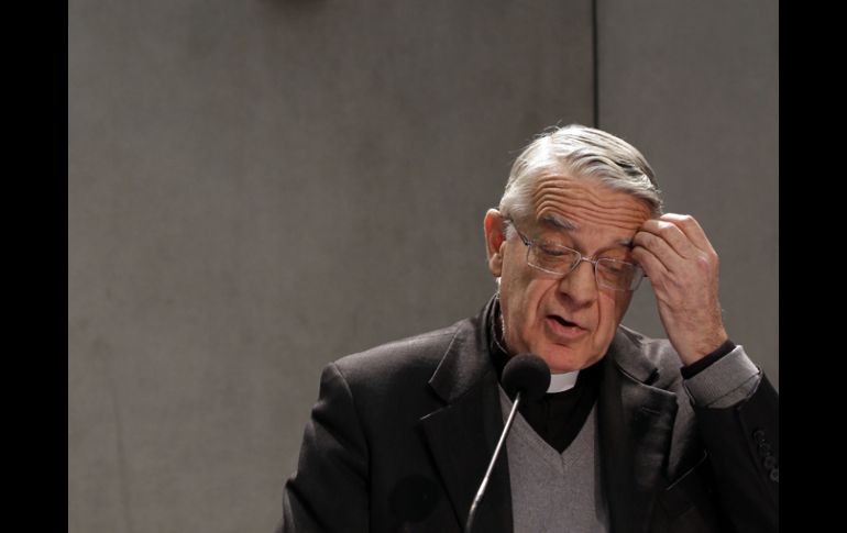 Federico Lombardi niega que haya complots en el Vaticano. AP /