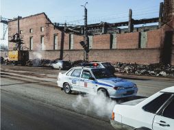 Las ondas de choque dañaron edificios provocando heridas a los ciudadanos rusos. EFE /