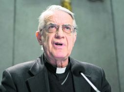 Defensa. El portavoz papal, Federico Lombardi, matizó las declaraciones del Santo Padre, respecto de la burocracia eclesial. AP /