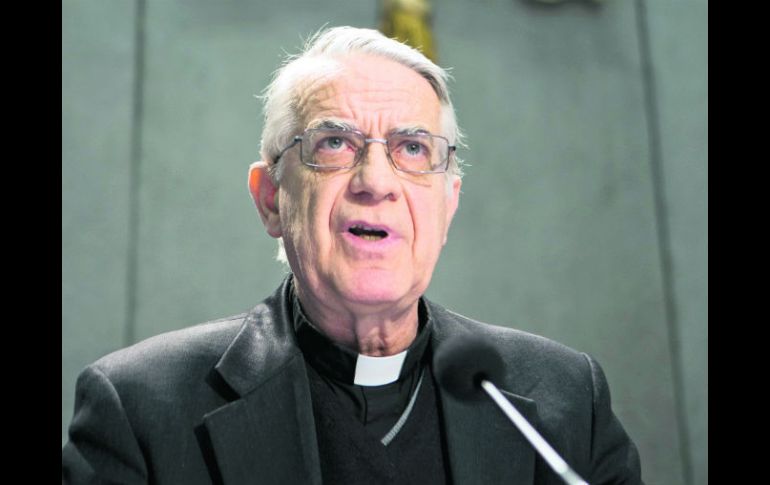 Defensa. El portavoz papal, Federico Lombardi, matizó las declaraciones del Santo Padre, respecto de la burocracia eclesial. AP /