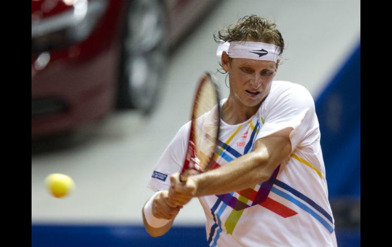 Nalbandian, quien en cuartos de final eliminó al español Nicolás Almagro. EFE /