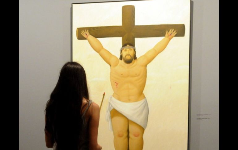 Los 27 óleos y 34 dibujos que integran ''El Viacrucis'' se exhibirán en el Museo del Canal de Panamá. ARCHIVO /