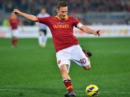 Francesco Totti fue el autor del único gol del partido. AFP /