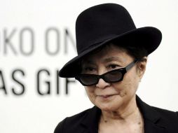 Yoko Ono, a sus ochenta años no cesa de predicar por un mundo sin guerras. EFE /