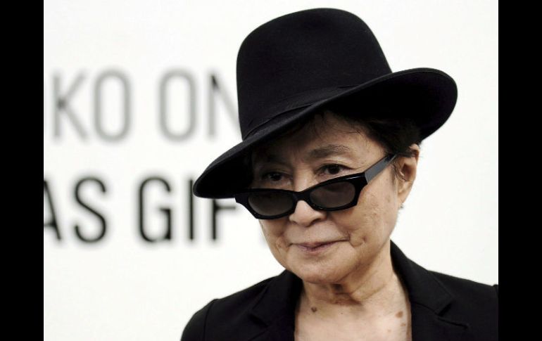 Yoko Ono, a sus ochenta años no cesa de predicar por un mundo sin guerras. EFE /