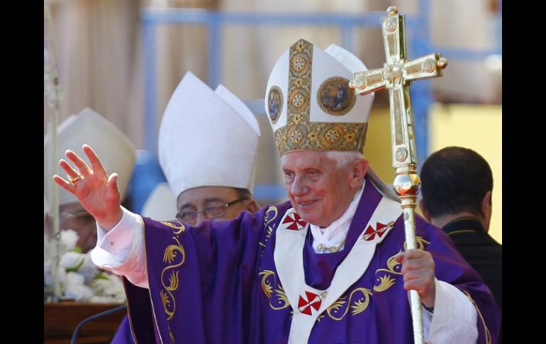 La renuncia de Benedicto XVI tomará vigencia a partir de las 20:00 horas de Roma (13:00 de México) del próximo 28 de febrero.  /