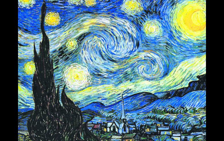 The starry night. Aspecto de la obra de Vincent van Gogh que será abordada en las sesiones en la galería Diéresis. ESPECIAL /