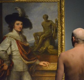 Hombres Desnudos En Una Muestra De Un Museo De Viena El - 