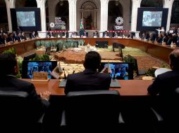 El Presidente Enrique Peña Nieto clausuró la 44 Reunión Ordinaria de la Conferencia Nacional de Gobernadores (Conago). ESPECIAL /