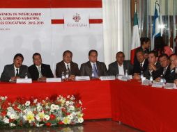 El Ayuntamiento de Guadalajara presenta a representantes de 28 universidades privadas la localidad del proyecto CCD.  /