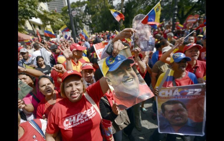 Chávez reactiva este lunes su cuenta @chavezcandanga para informar de su retorno al país venezolano. AFP /