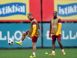 Con una gran comunidad turca en Gelsenkirchen, el Galatasaray contará con apoyo en la vuelta en el Veltins Arena. AFP /