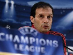 Massimiliano Allegri reprochó a la prensa que no le dan oportunidad a su equipo. EFE /