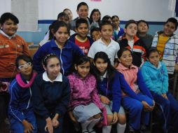 Alumnos del 6°A de la escuela federal Agustín Yáñez.  /