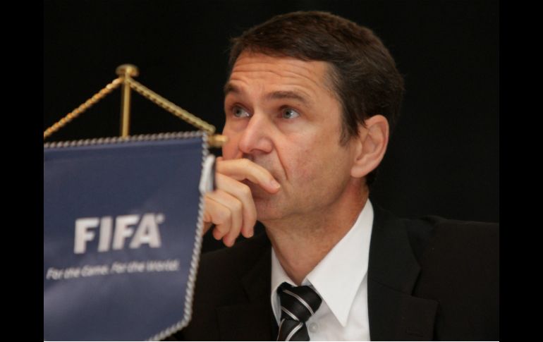 Ralf Mutschke, director de seguridad de FIFA muestra preocupación al respecto. AFP /