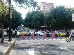 Autoridades desconocen la hora en que las calles serán reabiertas a la circulación.  /