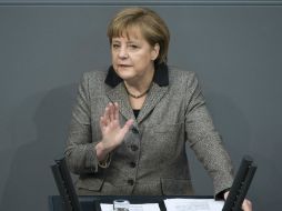 En  Alemania el ministro de finanzas niega que Ángela Merkel interfiera en la campaña electoral italiana. AFP /