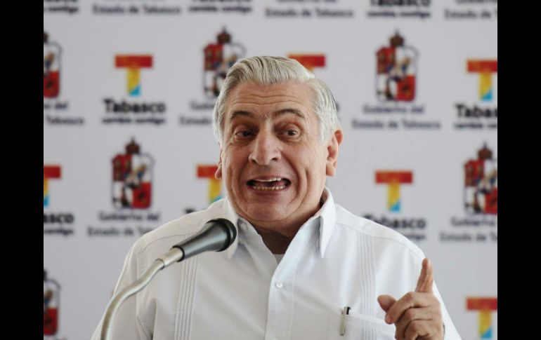 El gobernador tabasqueño da a conocer el monto de la deuda estatal. NTX /