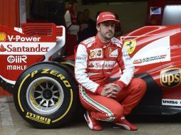 Fernando Alonso ve muchas mejoras en el Ferrari para la próxima temporada. AFP /