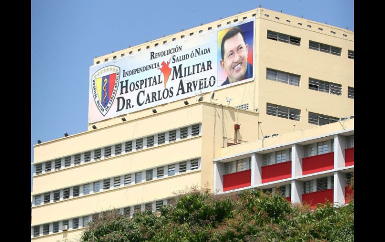 Han transcurrido tres días desde el ingreso de Chávez al Hospital Militar. AFP /