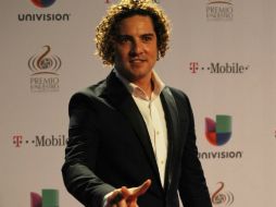 David Bisbal llega a la vigésimo quinta gala de entrega de los Premios Lo Nuestro. EFE /