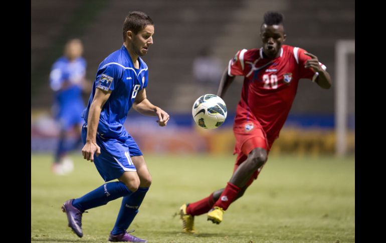 Acción del partido entre las selecciones de Panamá y Puerti Rico en el Premundila Sub-20 de la Concacaf. MEXSPORT /