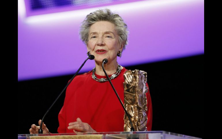 Emmanuelle Riva ganó como mejor actriz por ''Amour''. AFP /