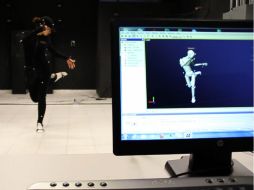 El laboratorio cuenta con equipo para captura de movimiento (MOCAP). ESPECIAL /