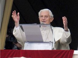 El Papa Benedicto XVI durante el Ángelus. EFE /