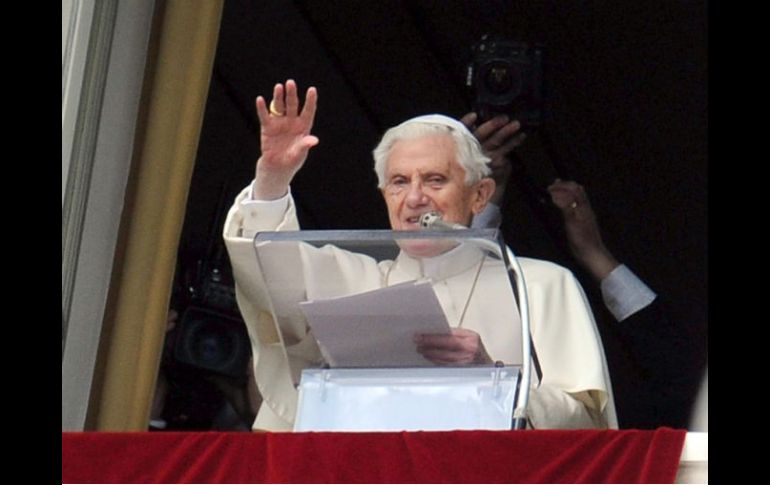 Agradecerán en Cuba ocho años de pontificado de Joseph Ratzinger. EFE /