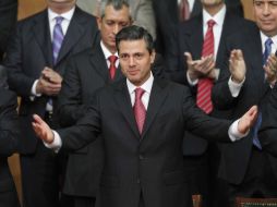 Peña Nieto indicó que se requiere atraer mayores inversiones para infraestructura que permita elevar la competitividad en México. ARCHIVO /