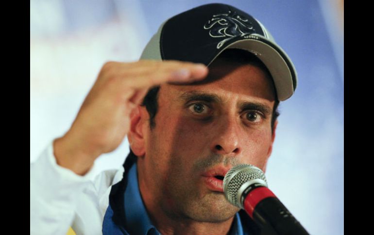 Imagen del opositor Henrique Capriles. ARCHIVO /