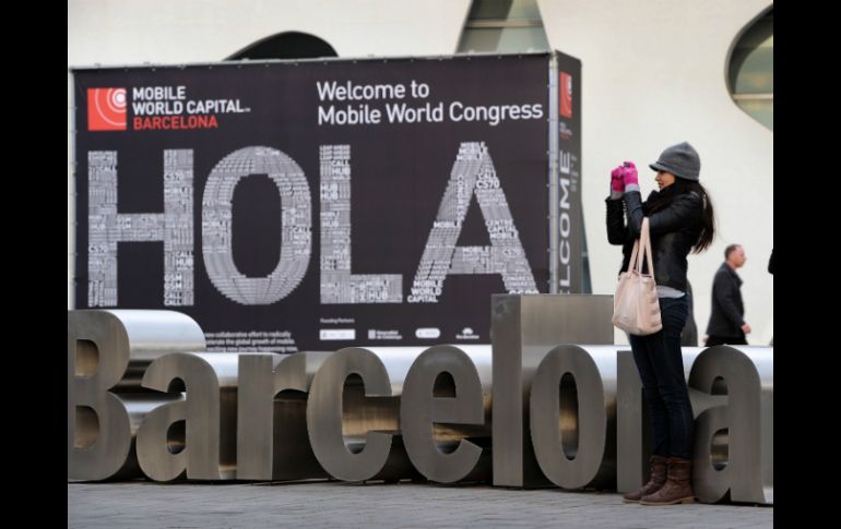 El Mobile World Congress se inaugurará oficialmente este lunes en Barcelona, España y durará cinco días. AFP /