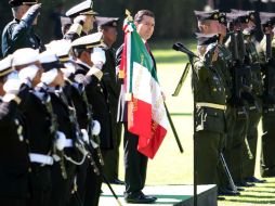 Enrique Peña Nieto encabezó la conmemoración.  /