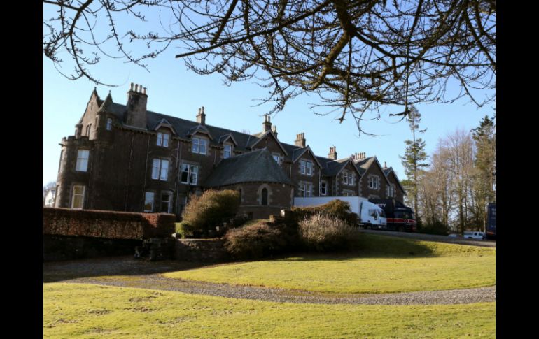 La mansión Cromlix House que compró Murray se levantó en 1874  y cuenta actualmente con 14 habitaciones. AP /