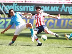 San Luis en el partido contra las Chivas del Guadalajara. ARCHIVO /