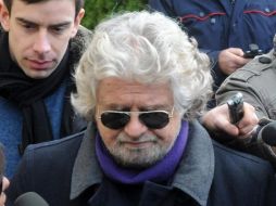 El cómico Beppe Grillo; convocante del ''voto de protesta'' en Italia. EFE /