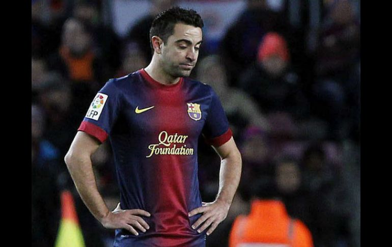 Xavi pide darle vuelta a la página y seguir trabajando. EFE /