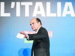 Pier Luigi Bersani dijo que propondrá al nuevo Parlamento un plan de Gobierno con una serie de modificaciones políticas. EFE /