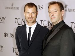 Matt Stone (i) y Trey Parker (d) los polémicos creadores del musical. ARCHIVO /