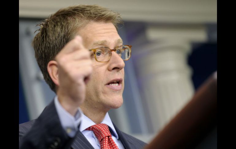 El portavoz de la Casa Blanca, Jay Carney. lamenta los recortes automáticos al presupuesto. ARCHIVO /