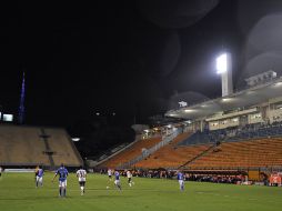 El estadio Pacaembú, de Sao Paulo, tuvo las gradas vacías debido a la sanción de la Conmebol. AFP /